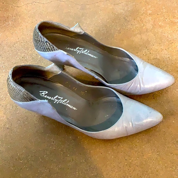 Vintage Beverly Feldman heels, size 7.5 N - Picture 1 of 4